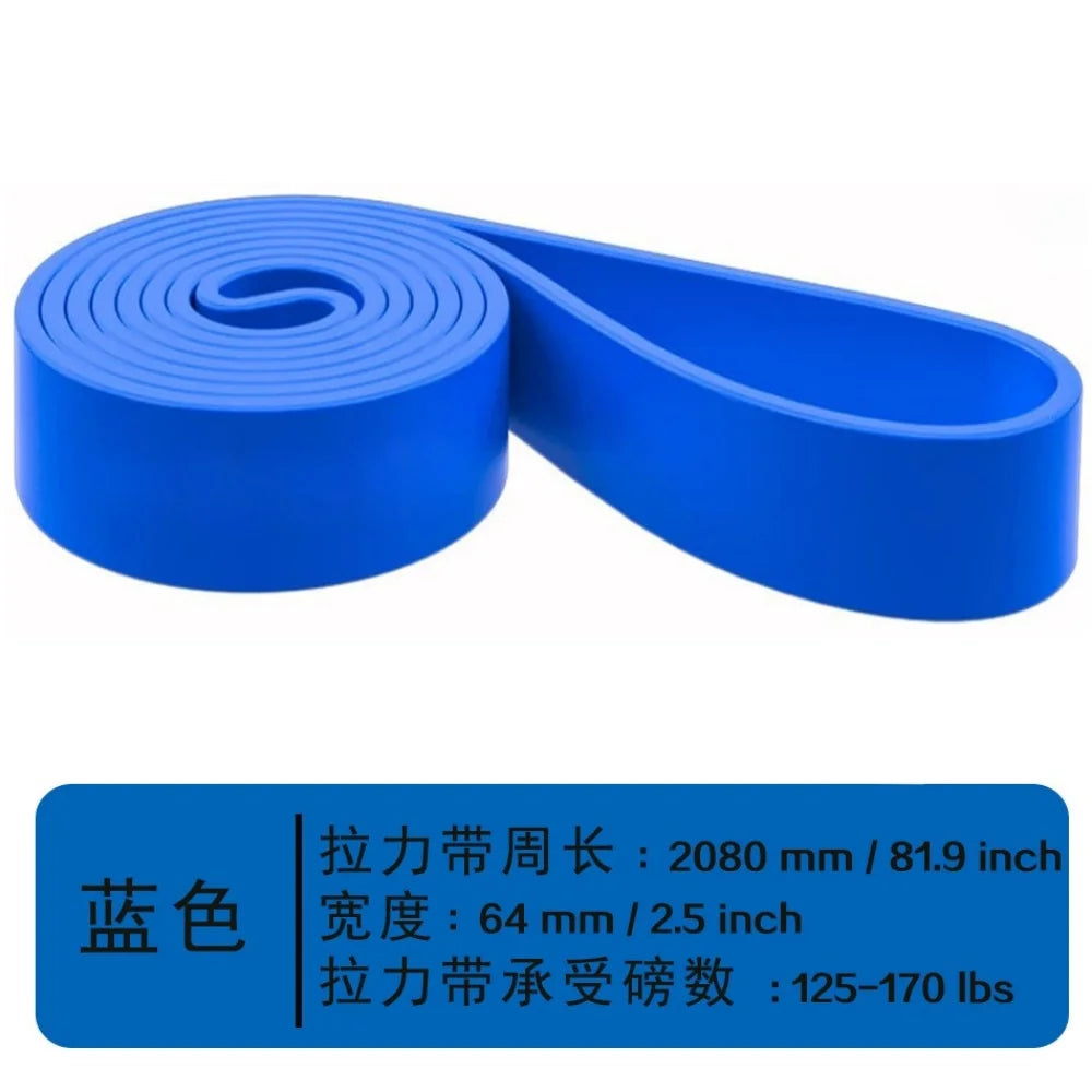 Fitness elastic band TPE strength training track and field resistance band pull up tension band assisted squat yoga