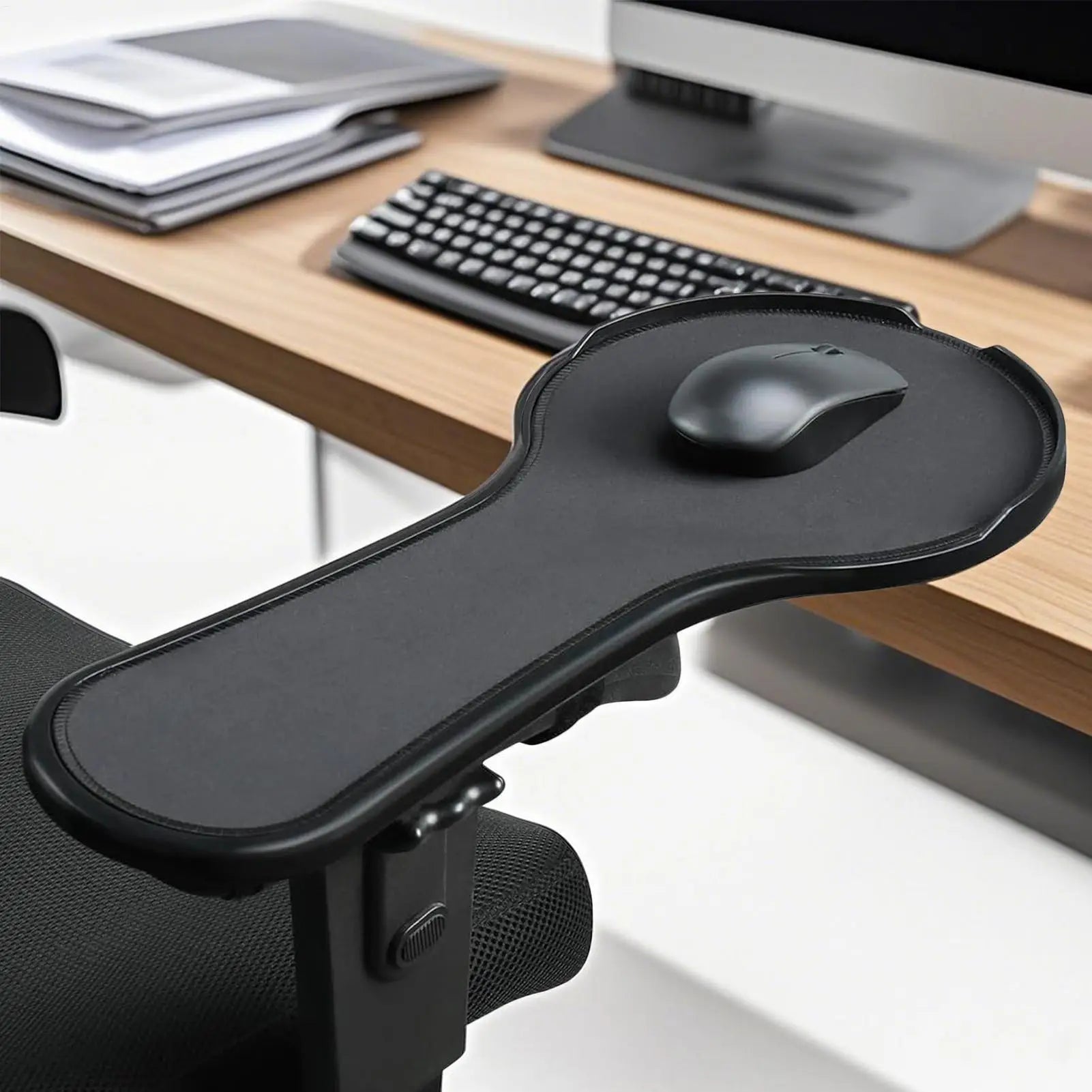 Armrest Desk Extender Computer Arm Support Pad Ergonomic Design Chair Attachment Extension Elbow Mat for Offices Home
