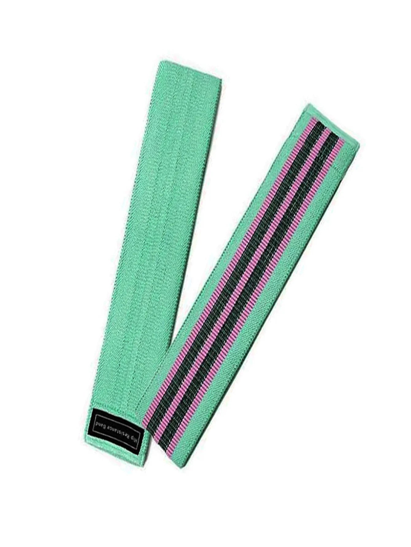 Pilates Yoga Elastic Resistance Bands Exercise Stretch Flex Band For Booty Legs Workout - United States / green