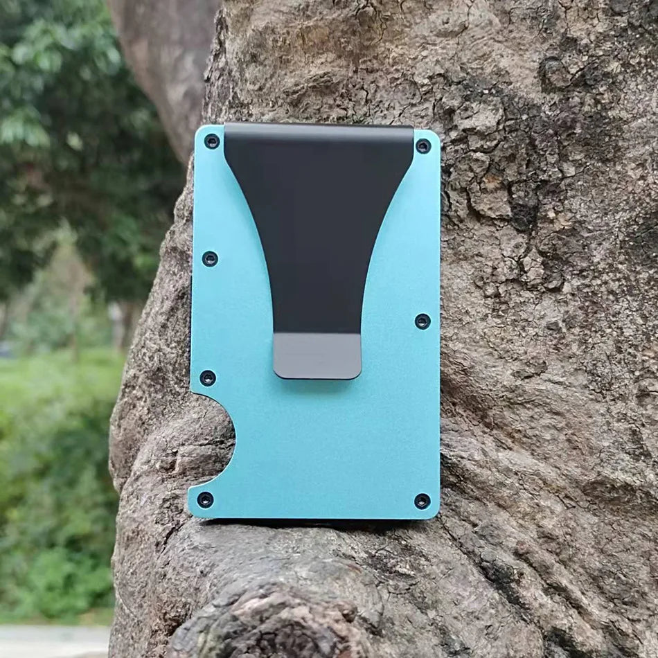 Porta Carte Credito Uomo Business Credit Card Holder Male Wallet Pasjeshouder Purse for Men Minimalist Porte Grise Rfid