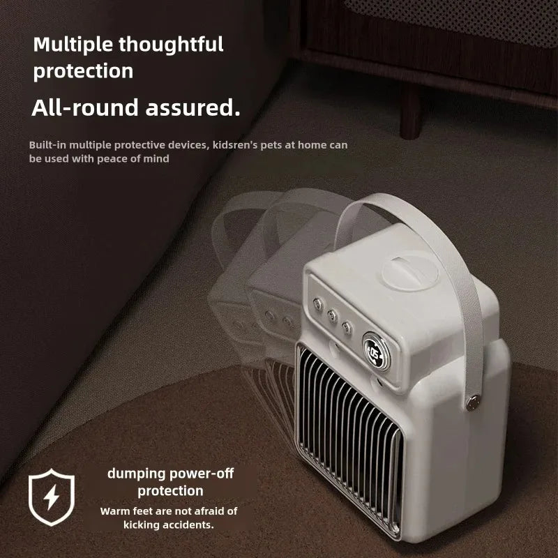 2 in 1 Desktop Electric Heater Humidifier Spray heating Fan Heater Air Humidifier Heating Warm Blower Radiator Home