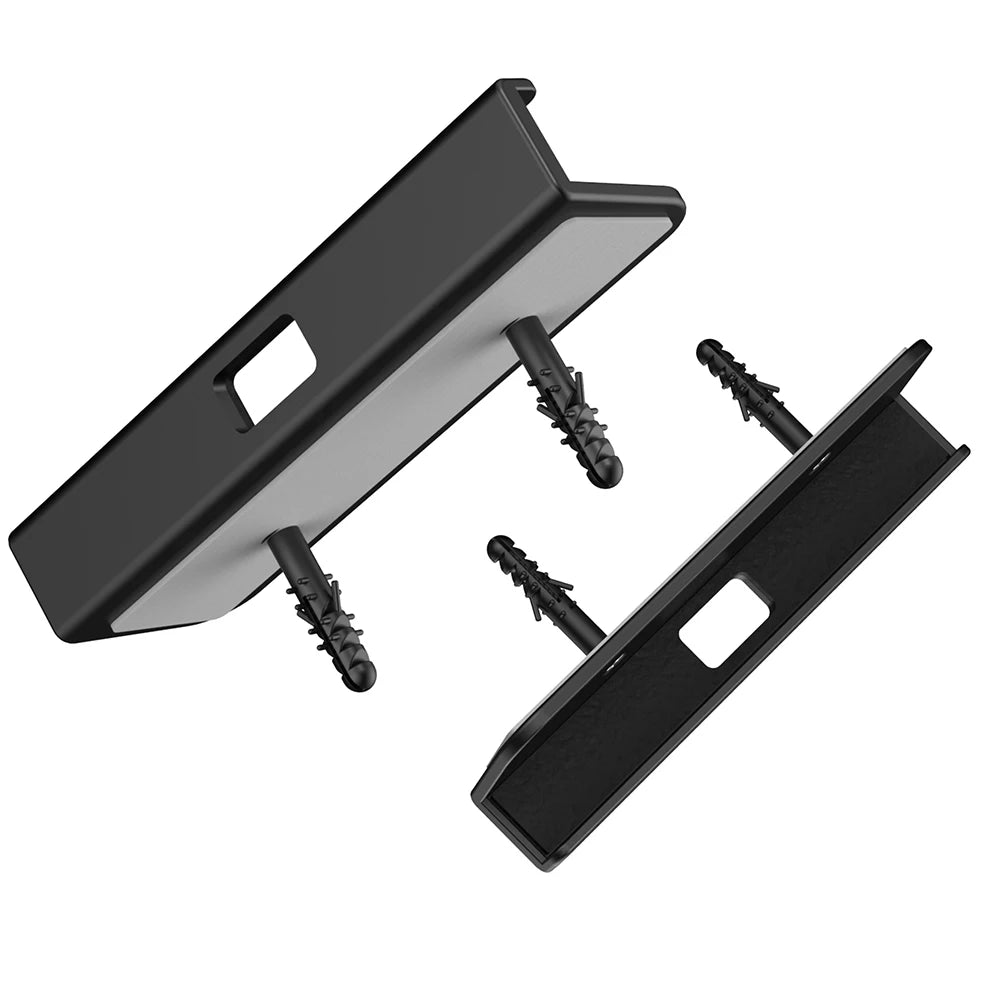 2 Pcs Universal Wall Mounted Tablet Stand Holder Fixed by Adhesive Or Screw for IPad/iPhone 15 14/Samsung/Xiaomi/Lenovo