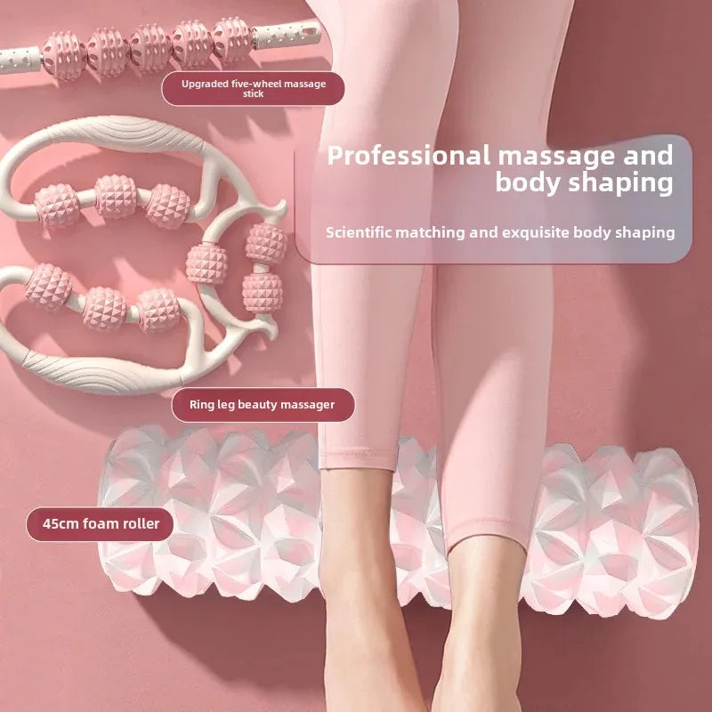 Diamond Foam Axle New Style Roller Slimming Legs Beauty Shaping Deep Massage Yoga Column Muscle Relaxation Equipment
