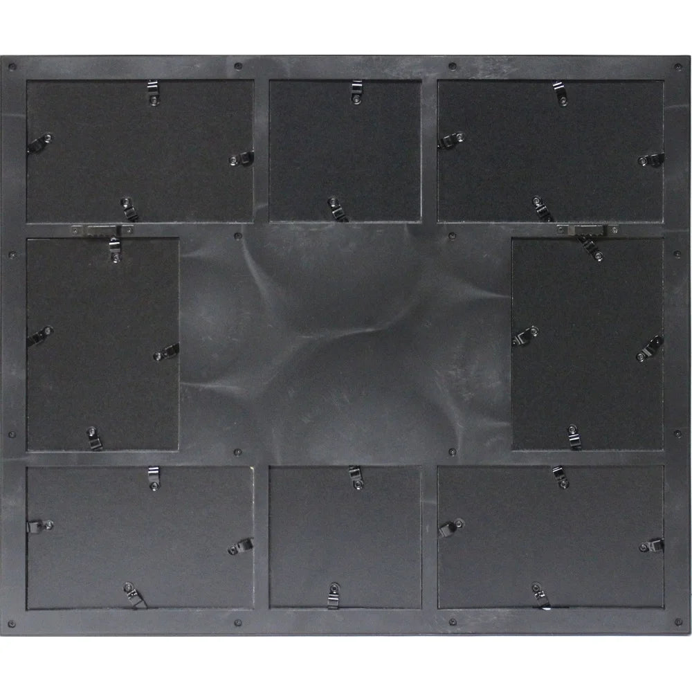 8 Opening Sentiment Picture Frame Black Collage Family Love MDF Wall Decor Perfect Home Office Gift - United States