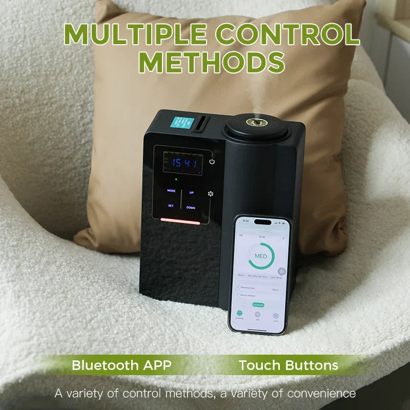 Home Perfume 500m³ Bluetooth APP Aroma Diffuser Air Freshener Metal Body 2024 New Product Hotel Flavoring Office Air