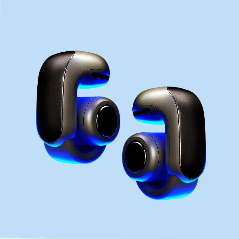 2025 New Wireless Bluetooth 5.3 Earbuds Waterproof Sweatproof Noise Reduction Ear Clip Sport Earphones With Charging