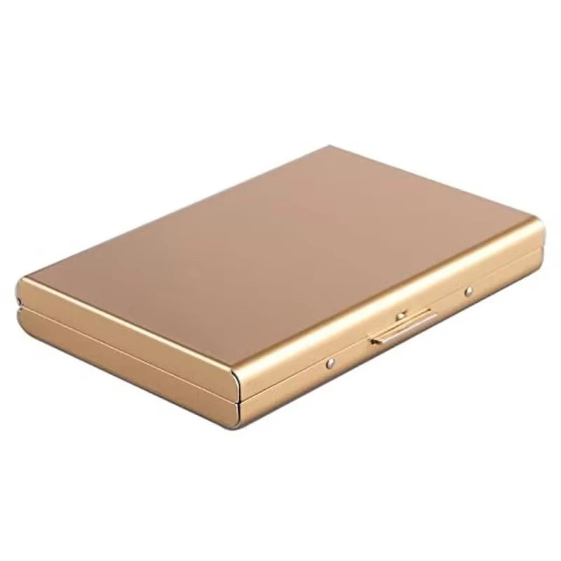1pc Card Holder Men RFID Blocking Aluminum Metal Slim Wallet Money Bag Anti-scan Credit Card Holder Thin Case Small