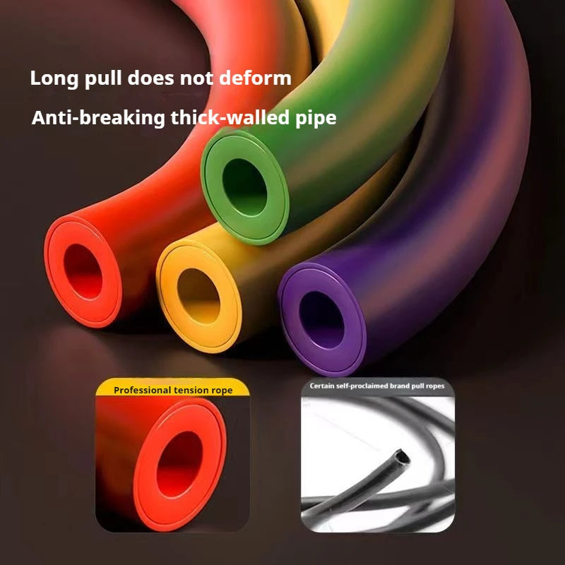 10-14Pcs/1set Bodybuilding Resistance Bands Tensioner Muscle Training Belt Elastic Bands Portable Fitness Equipment