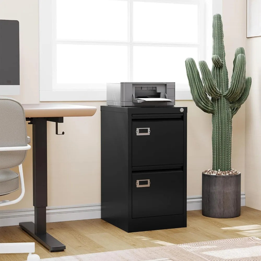 File Cabinet with Lock,Vertical Filing Cabinet for Home Office,Metal File Cabinets with Lock,Storage Files for A4/