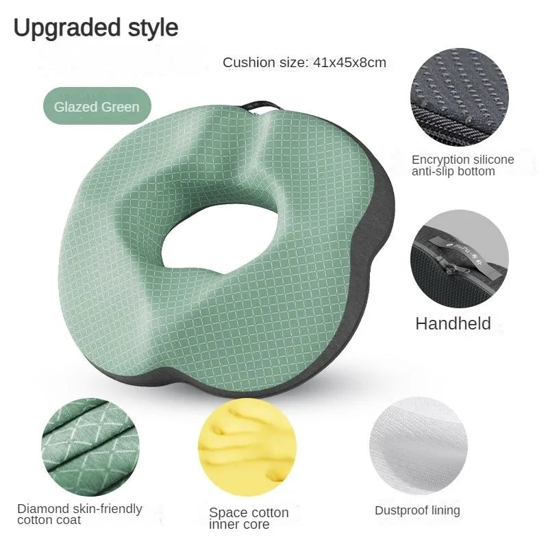 Donut Pillow Hemorrhoid Seat Cushion Tailbone Coccyx Orthopedic Medical Seat Prostate Chair for Memory Foam - Upgrade