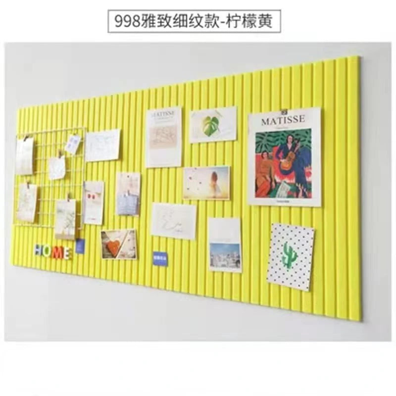 Thickened Decorative Felt Cork Board DIY Wall Stickers Office Kindergarten School Living Room Background Photos Message