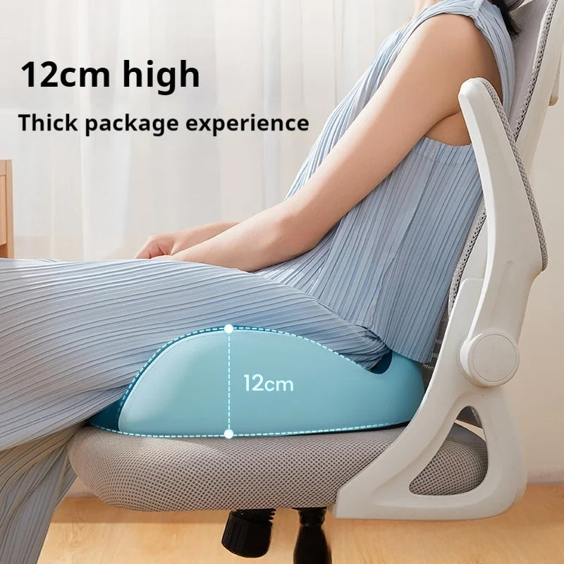 Memory Foam Office Chair Seat Cushion Posture Corrector Long Hours Sitting Comfortable Donut Pillow Height Enhancer