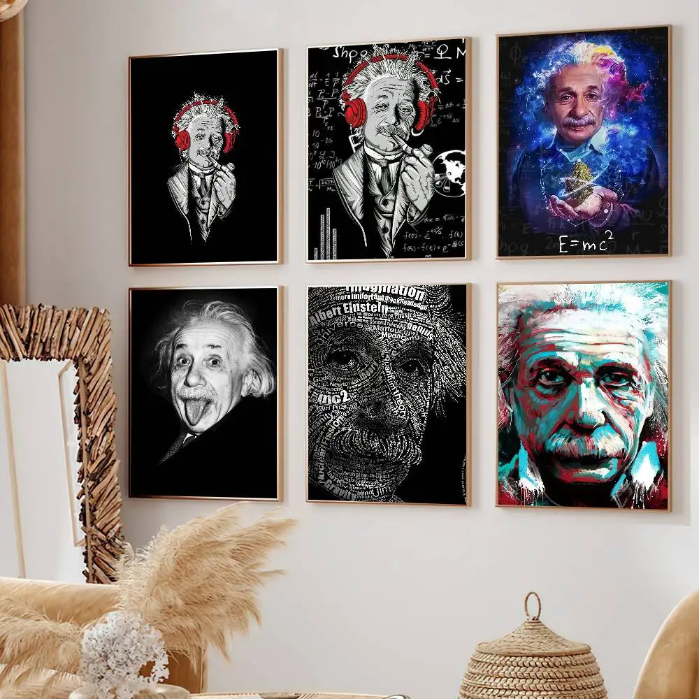 theoretical-physicist-e-einstein-poster-self-adhesive-painting-living-room-office-decoration-bedroom-home-wall-sticker-prints