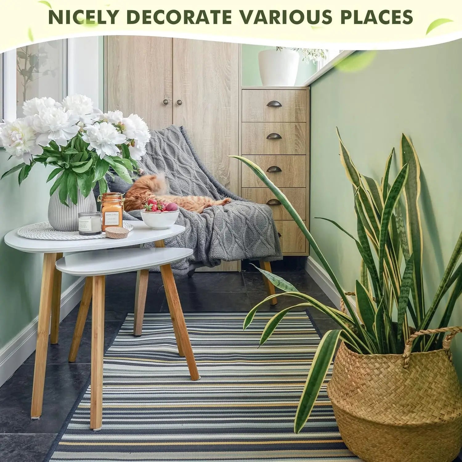 30 Inch Artificial Faux Snake Plant Tall Agave Plant Sansevieria for Outdoor Indoor Home Office Succulents Decoration