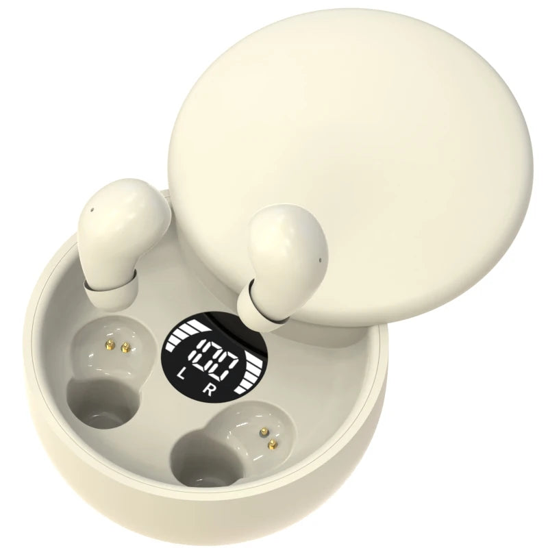 SK26 Bluetooth 5.4 Wireless Earphones Small Earbuds Sleeping Sport Invisible Headphones Bass Sound Quality Headset