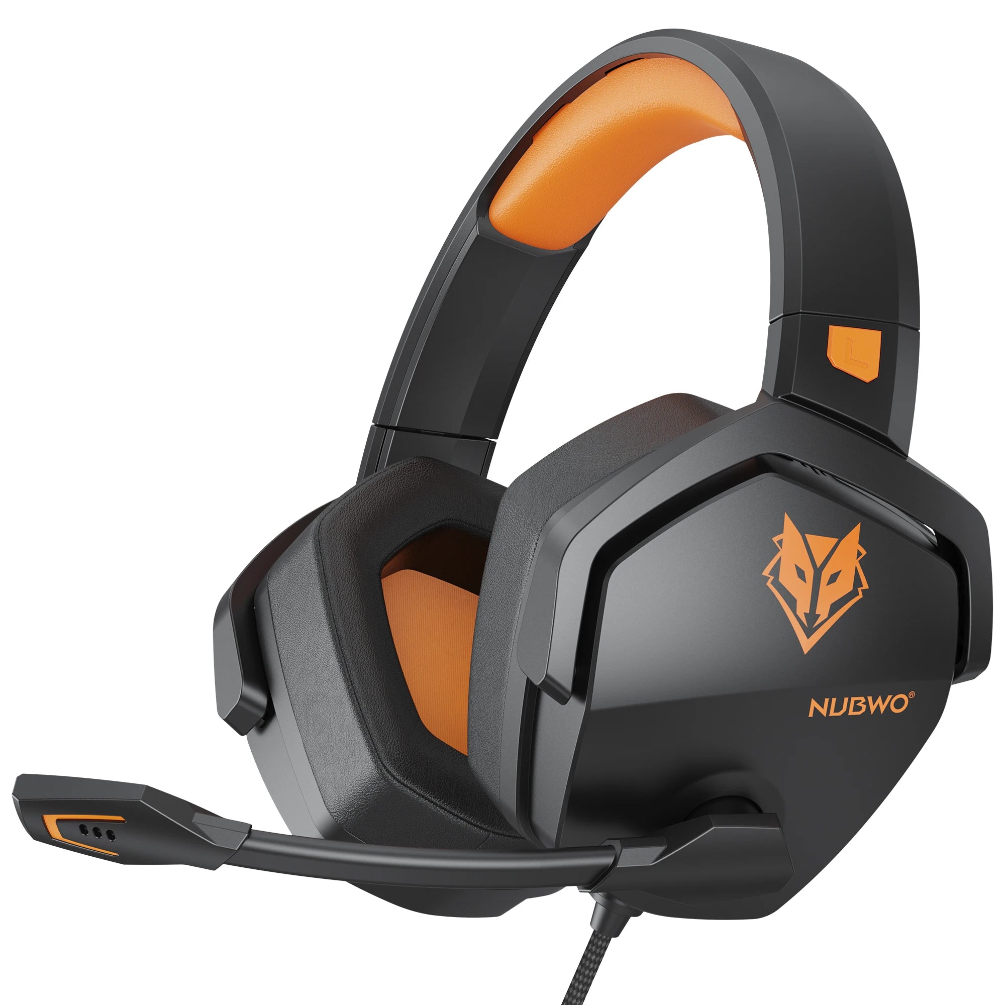 NUBWO N16 Gaming Headset - Noise Canceling Mic Stereo Sound and Comfortable Design Gaming Headphones for PS5 PS4 Xbox