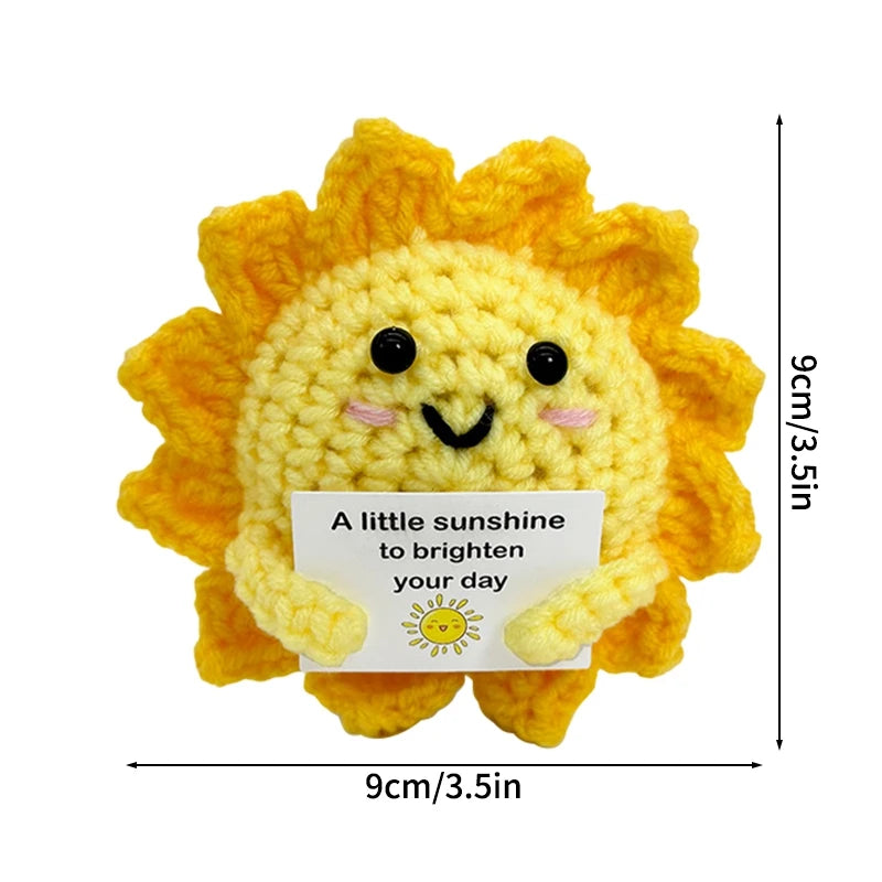 Positive Potato Ornament Desk Accessories Offices Accessories Desktop Decoration Crochet Fruits Vegetables New Year