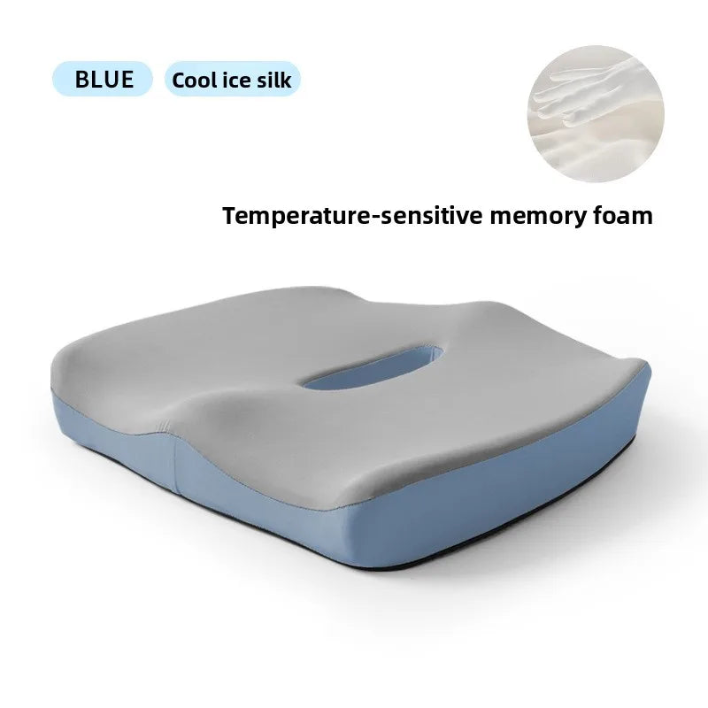 Memory Foam Office Seat Cushion for Long Sitting Orthopedic Comfort Improved Posture Ergonomic Pain Relief