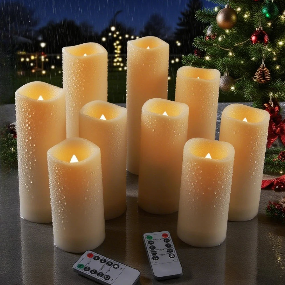 24-48pc-waterproof-flameless-led-electronic-candles-4-5-6-7-led-tealight-with-10-key-remote-2-4-6-8hour-cycling-timer-lights