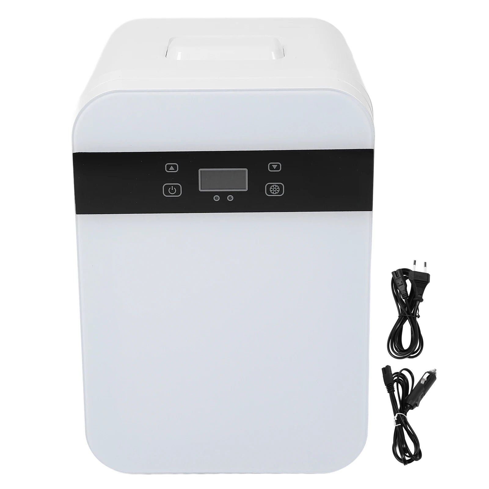 12L Small Fridge Multifunction Efficient Dual Core Digital Display Silent Portable Refrigerator for Bedroom Car Dorm