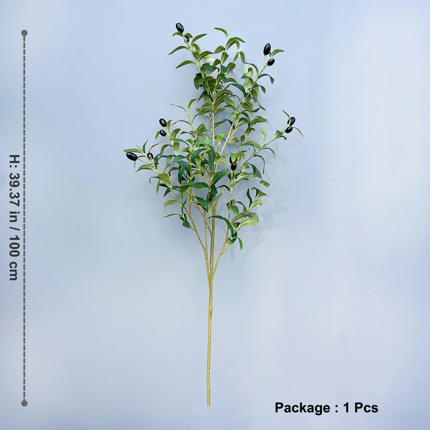 65-200CM Artificial Olive Plant tree High Branches Faux plant Plastic Leaf Ornamental indoor Artificial Plant for Home
