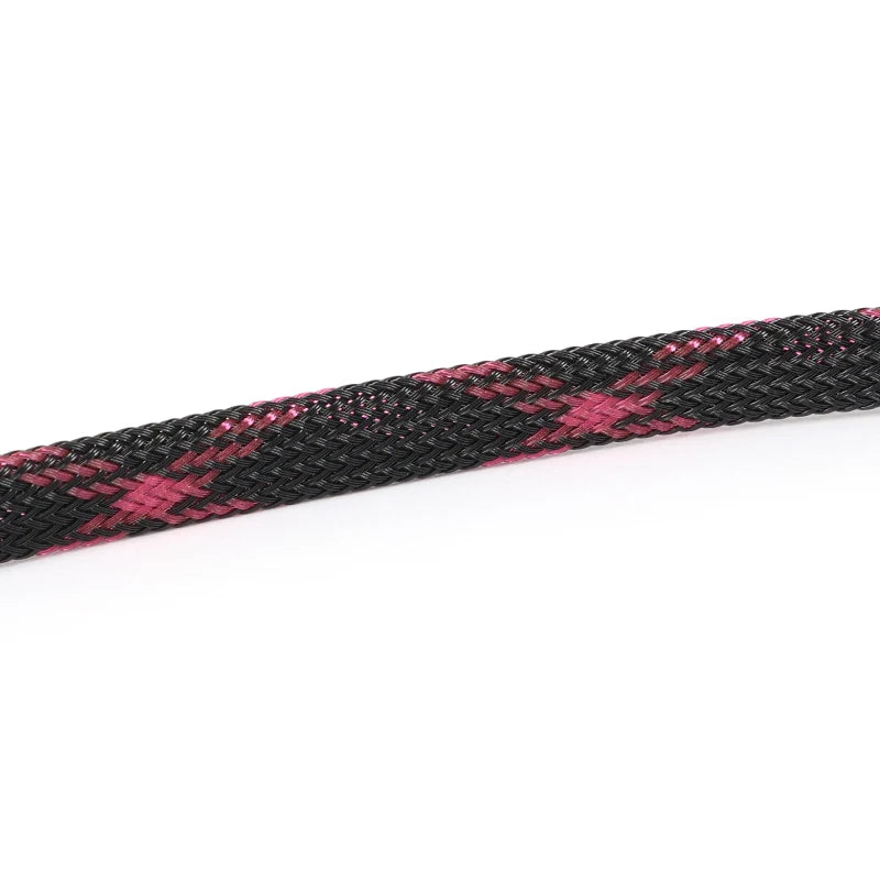 5M Multicolor PET Insulated Braid Sleeving 2mm - 40mm Expandable Wire Cable Sheath Flame-retardant Nylon Braided Mesh