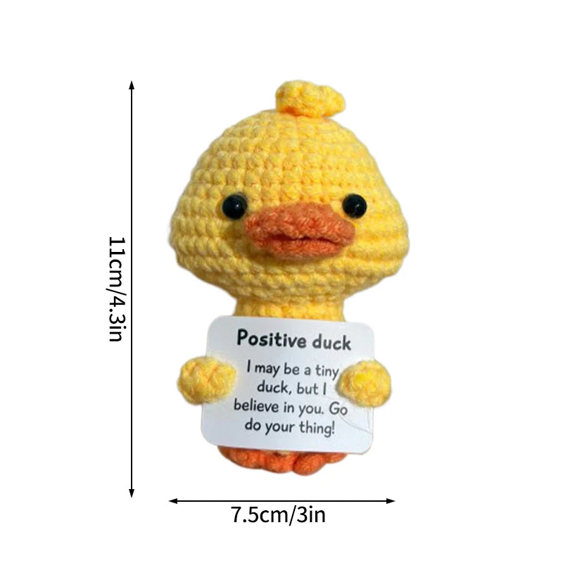 Crochet Ornament Finished Positive Figures Crochet Animals Chicken Desk Accessories Home Office Decor Christmas New