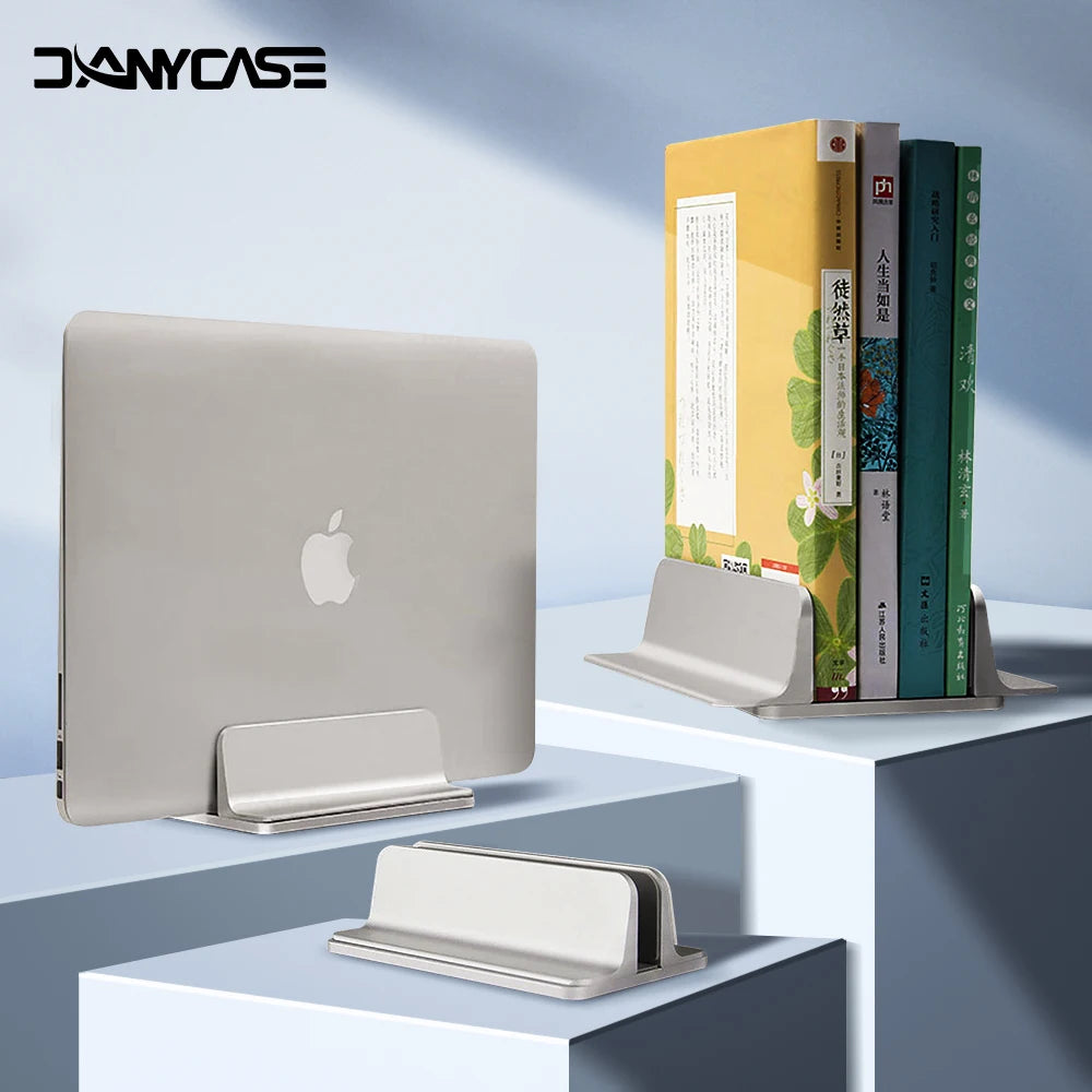 Vertical Laptop Stand Holder Foldable Aluminum Notebook Stand Laptop Tablet Stand Support For Macbook Air Pro PC 13-17