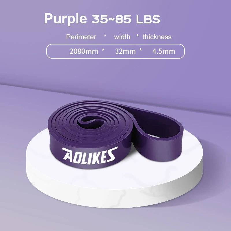 AOLIKES 1PCS Pull Up Assistance Bands -Resistance Heavy Duty Workout Exercise Stretch Fitness Bands Assist