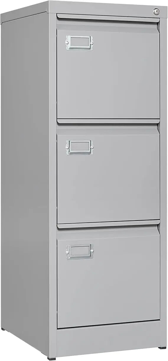 2 Drawer File Cabinet with Lock,Metal Vertical Filing Cabinets for Home Office- Storage A4/F4/Letter/Legal -Assembly