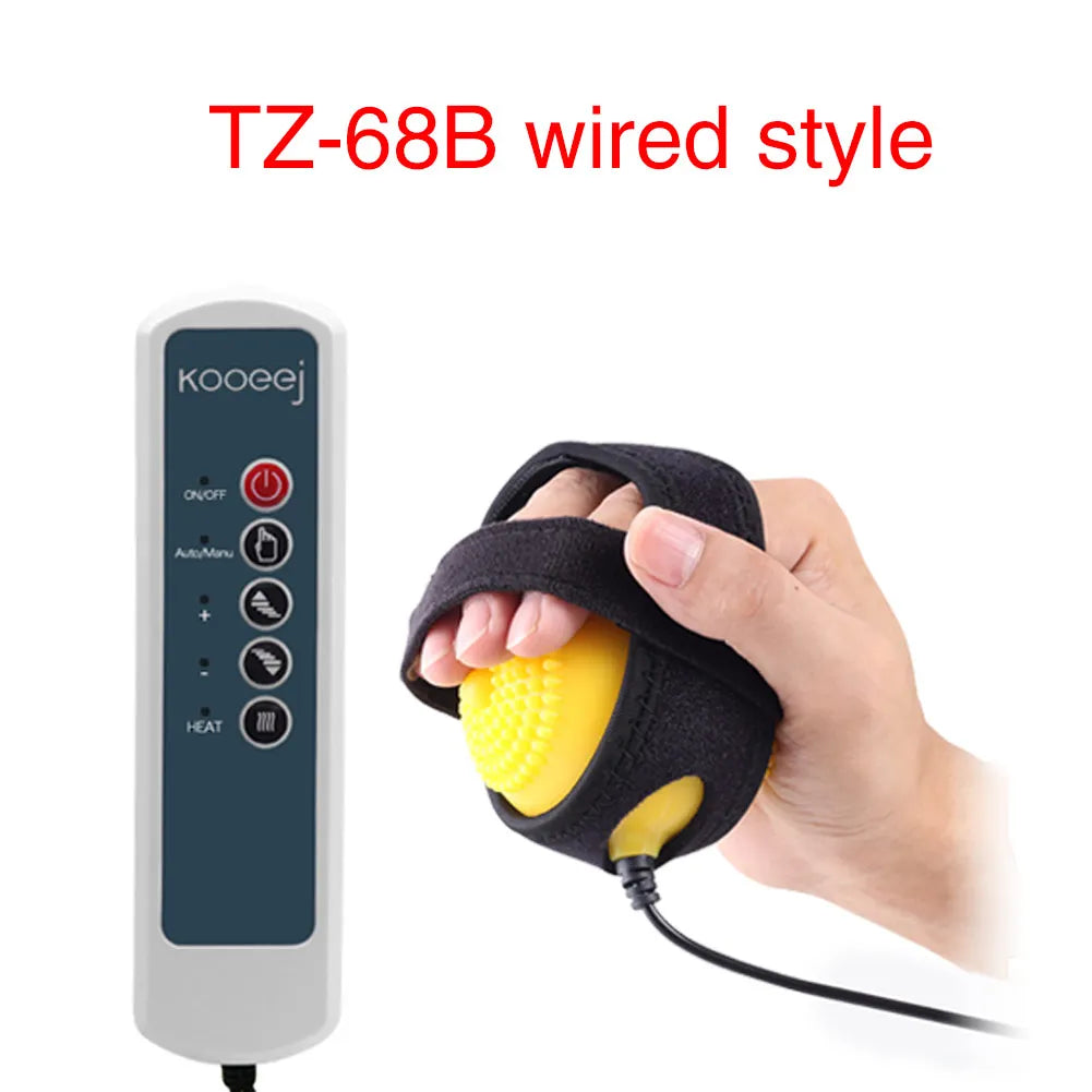 Electric Hand Massage Ball Hot Compress Stroke Hemiplegia Finger passive training improve finger cramps and finger