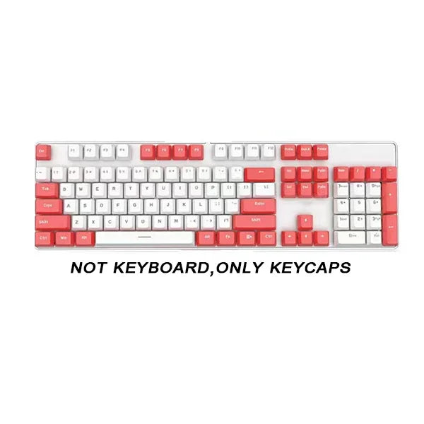 104pcs ABS Universal Mechanical Keyboard Keycaps Ergonomic Blank Keycaps For Cherry MX Keyboard Replacement OEM Backlit