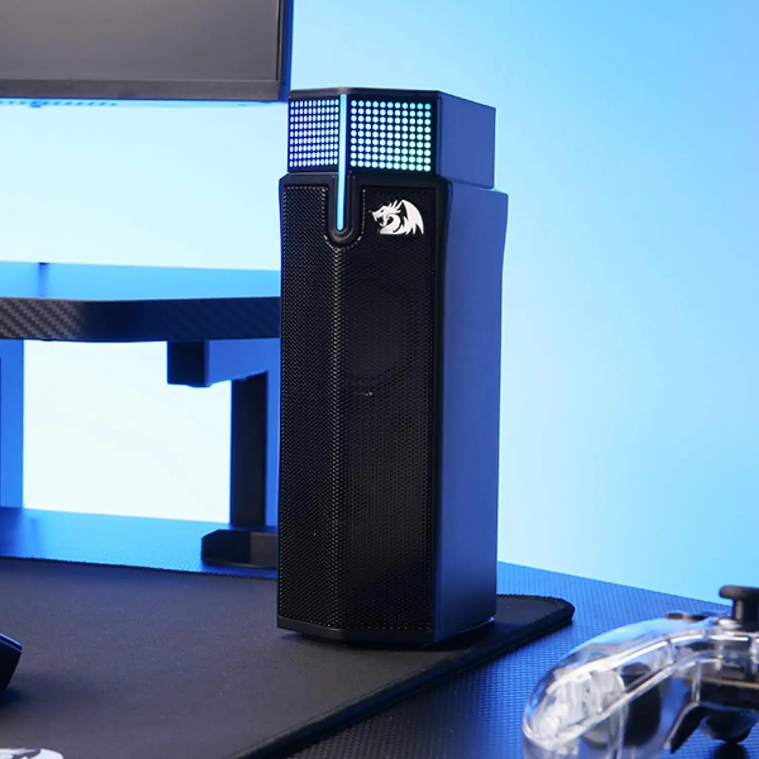 Redragon GS511 Wireless RGB Desktop Speakers 2.0 PC Gaming Soundbar RGB Backlight & All-in-one Control USB Powered