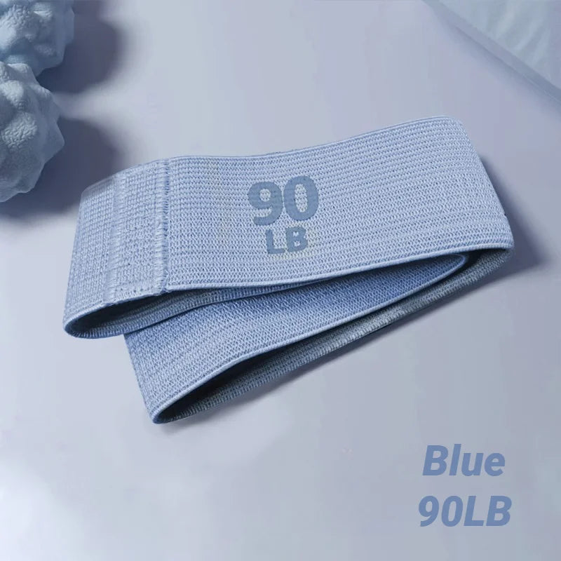 Elastic Workout Bands Anti-Slip Squat Portable Glute Thigh Yoga Gym Equipment Resistance For Legs And Butt Hip Booty