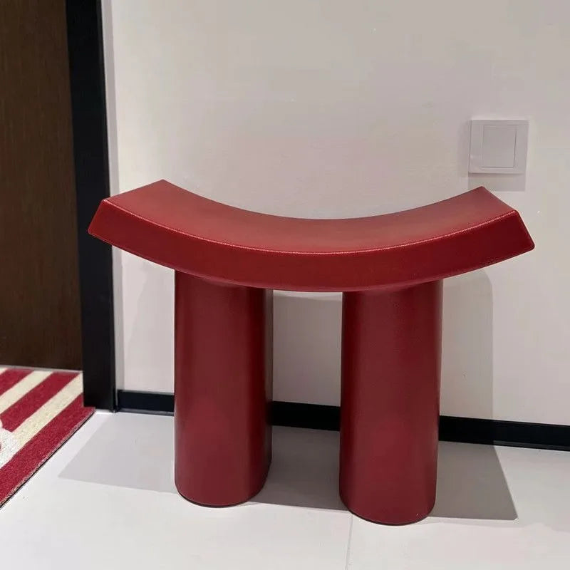 Nordic Dumbo shoe changing stool Internet celebrity plastic children’s stool home door low stool entry light luxury