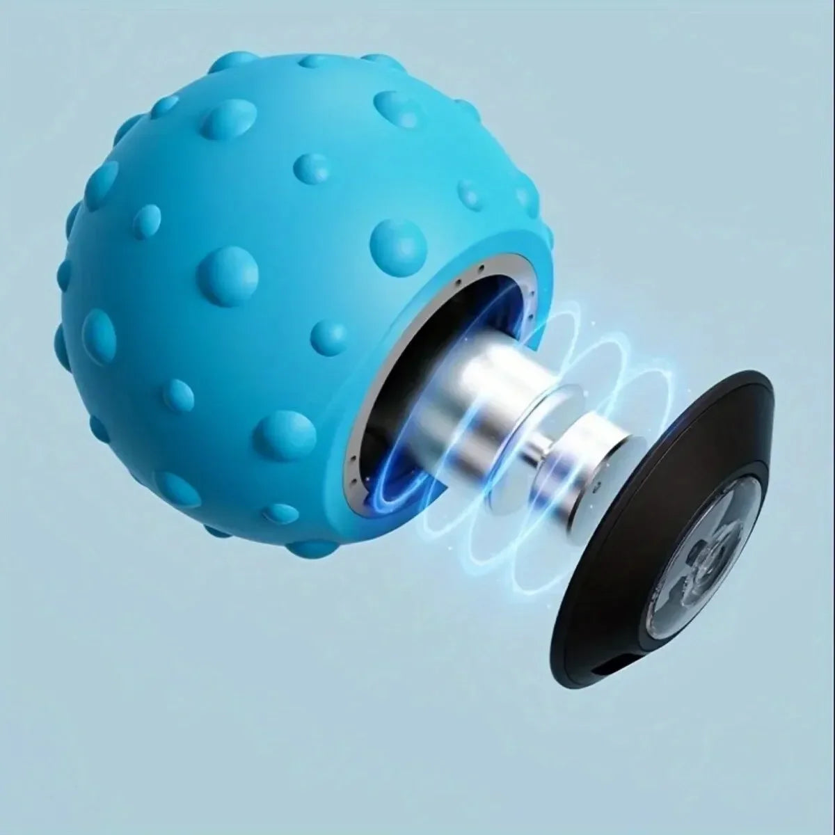 Electric Vibration Massage Ball Sports Fitness Foot Massage Facial Care Soothing Device Gym Home Training Yoga Massage