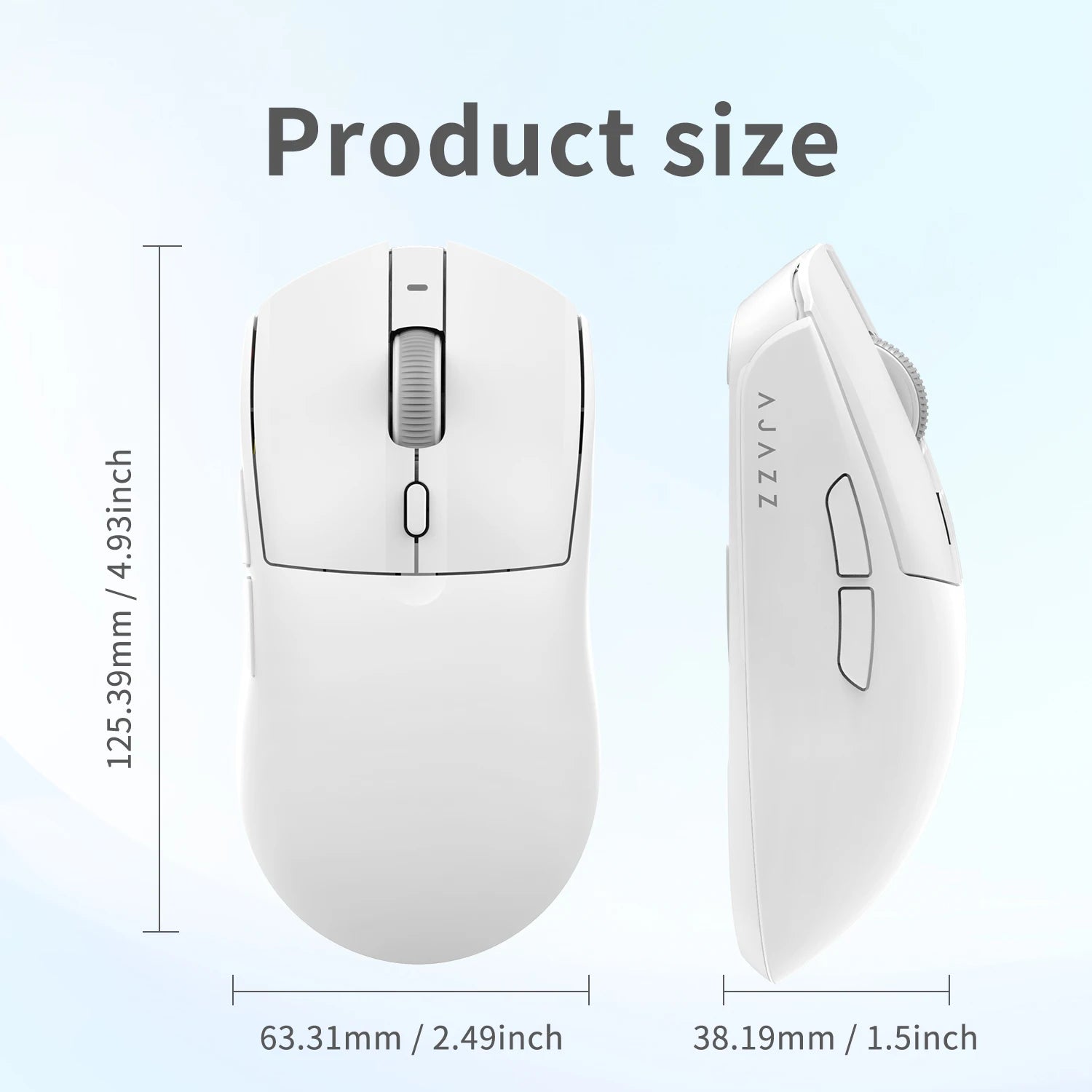 AJAZZ AJ139 V2 MC Wireless Mouse Three-Mode Gaming Office Professional Right-Hand Gaming Magnetic Stand Charger PAW3395
