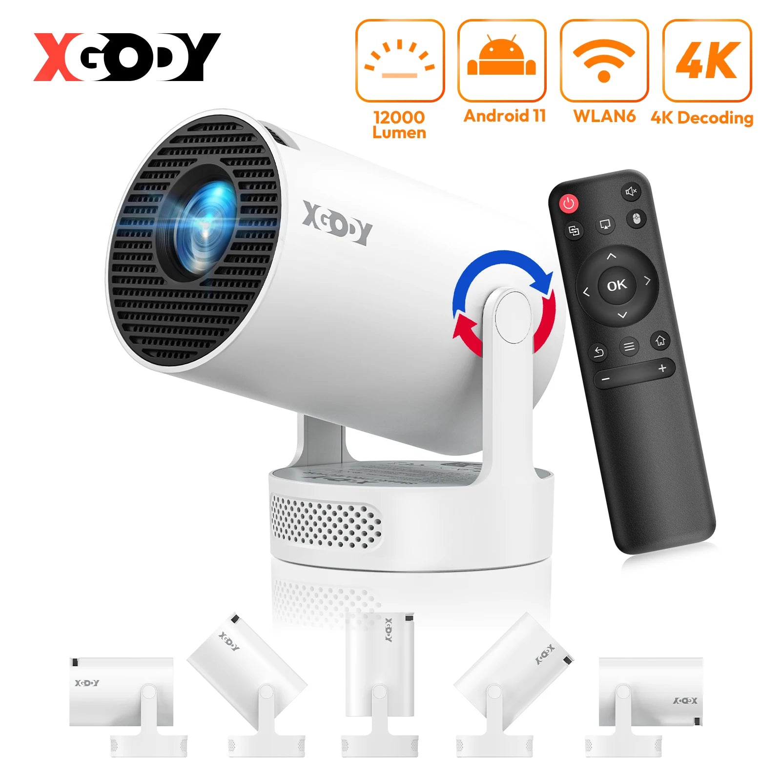 xgody-portable-gimbal-3s-12000lm-4k-projector-2-4g-5g-wifi-bluetooth-5-4-android-11-mini-home-theater-portable-projector