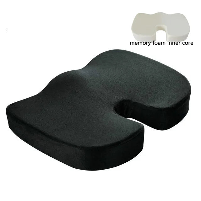 Office Chair Cushion Seat Pad Memory Foam Car Seat Cushion Orthopedic Hemorrhoid Pillow Gel Seat Cushions for Chairs
