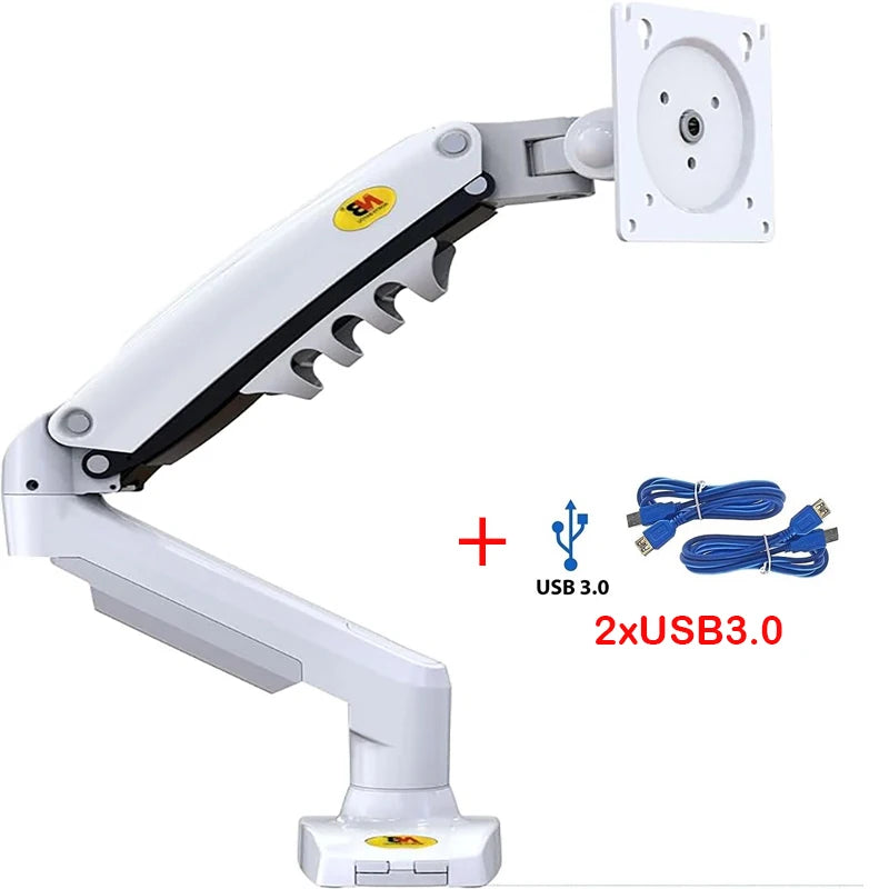 NORTH BAYOU F80 Gas Spring 17-30 inch Desktop LED LCD Monitor Mount Holder Arm Ergonomic Gas Strut Flexi Mount Load