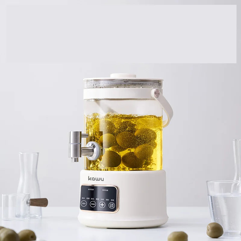 Intelligent constant-temperature electric kettle with large capacity suitable for brewing flower and fruit tea