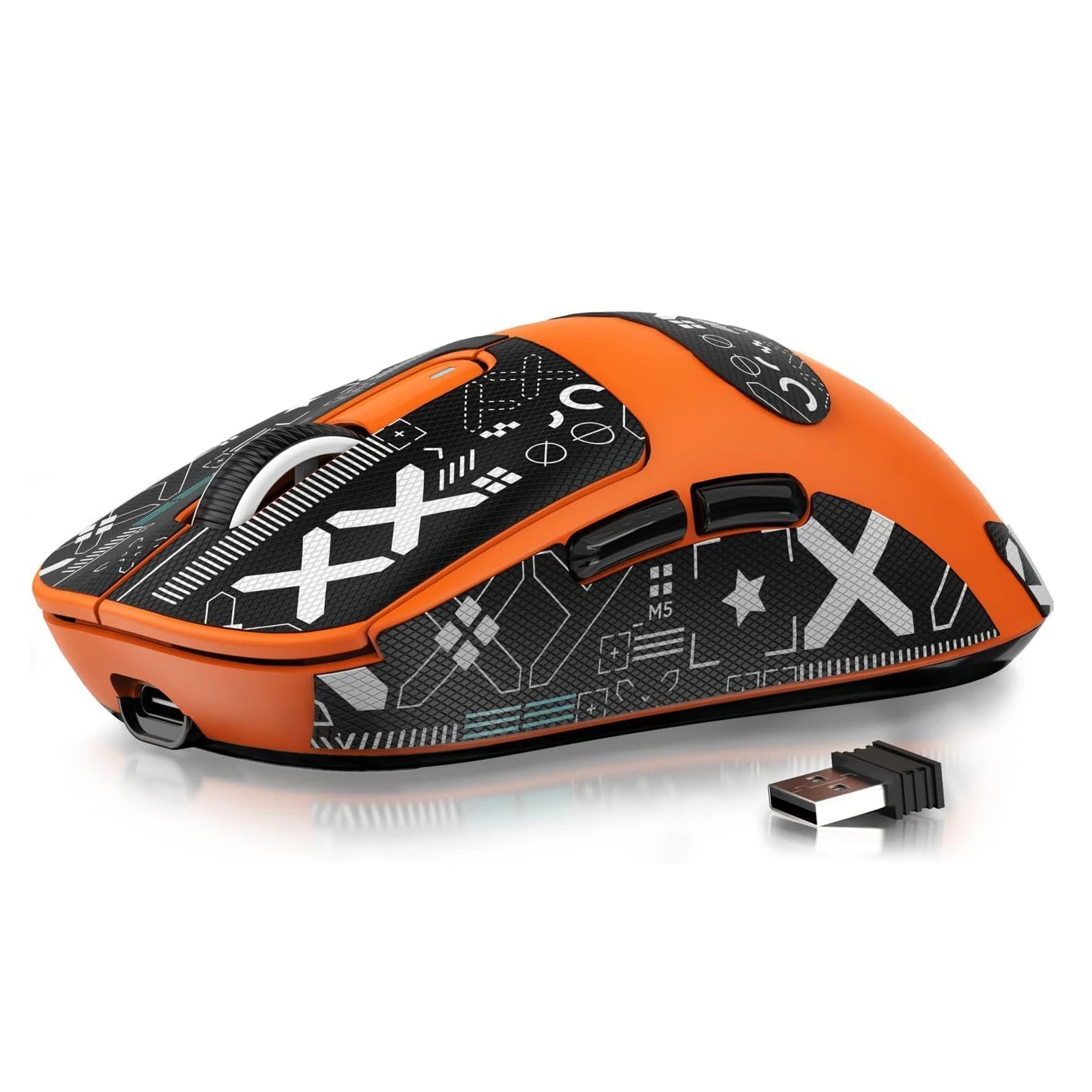 ATTACK SHARK X3 Lightweight Wireless Gaming Mouse 49g Tri-Mode,PAW3395 26K DPI Sensor 200h Battery Life,5 Programmable