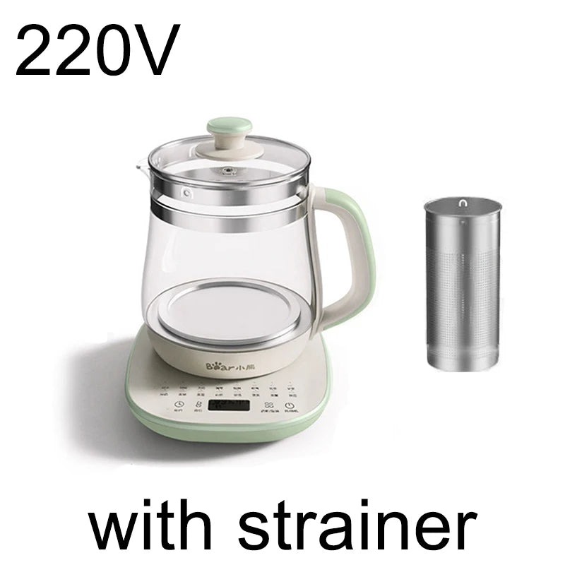 2025 New Health Pot Household Multi functional Electric Water Pot Boiling Water Flower Tea Pot Office Tea Cooking Small