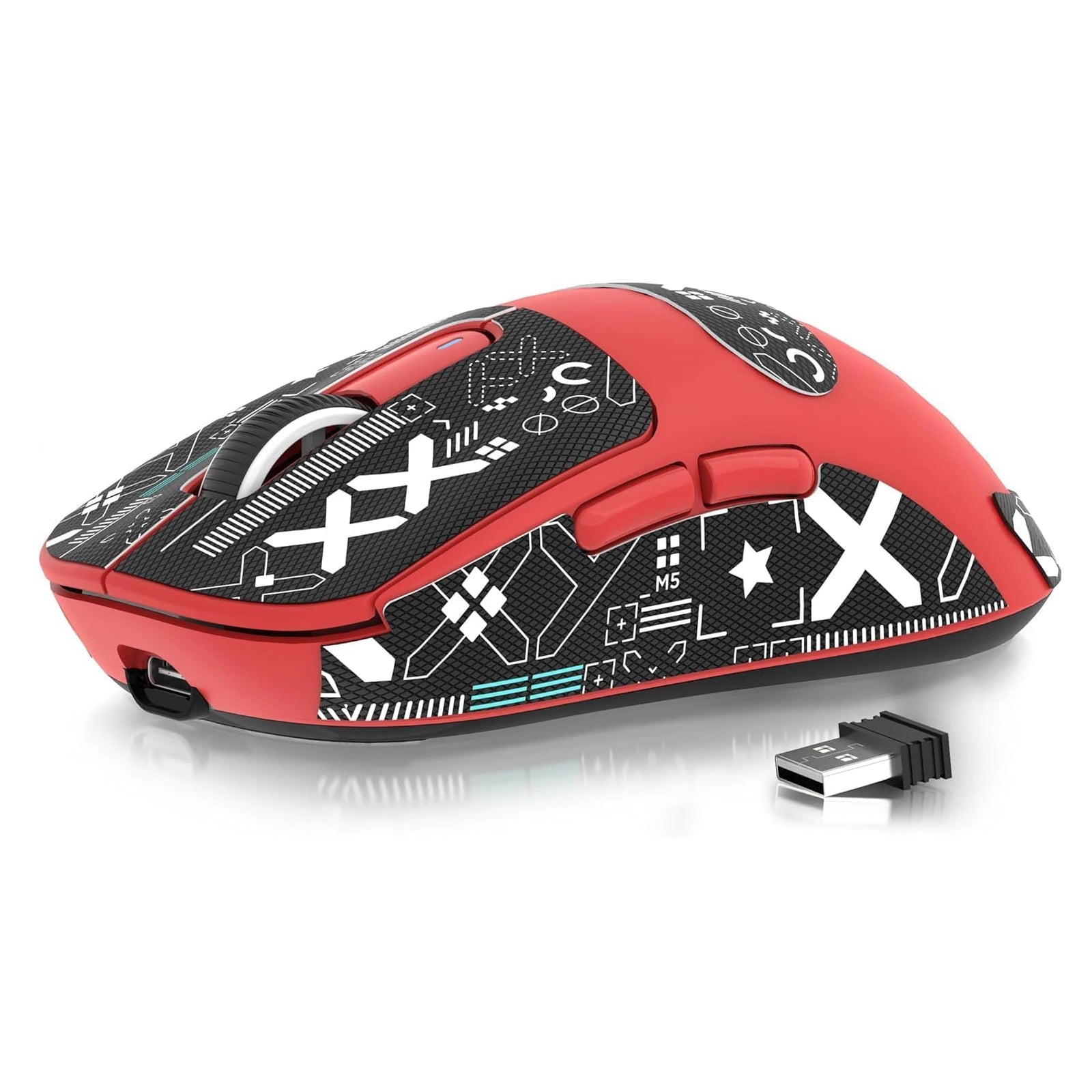 ATTACK SHARK X3 Lightweight Wireless Gaming Mouse 49g Tri-Mode,PAW3395 26K DPI Sensor 200h Battery Life,5 Programmable