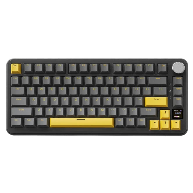 ATTACK SHARK X85Pro Hot Swappable Mechanical Gaming Keyboard Display&Knob BT5.1/2.4Ghz/USB-C,RGB,75% Custom Keyboard