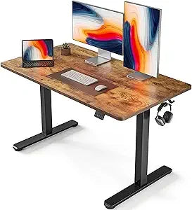Height Adjustable Electric Desk 48’’ x 24’’ Sit-Stand Desk Home Office Computer Workstation Vinta - United States
