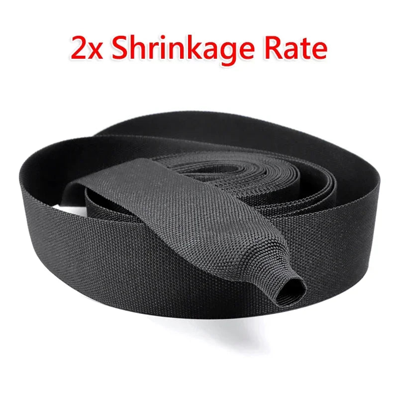 4-30mm 2: 1 Heat shrinkable PET braided cable conduit insulated flame-retardant wire wrapping protector and wire