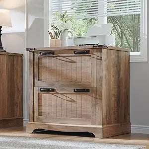 Farmhouse Filing Cabinets with 2 Drawers 30’’ File Cabinets with Hanging File Folders for A4/Letter/Legal Size