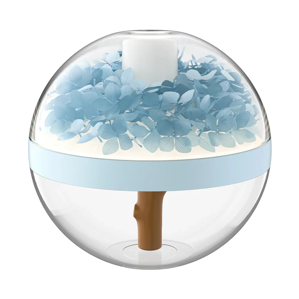Aeon Flower Small Humidifier with 2 Mist Modes 270ml Cool Mist Large Tank For Home/Room/Office Portable Rechargeable