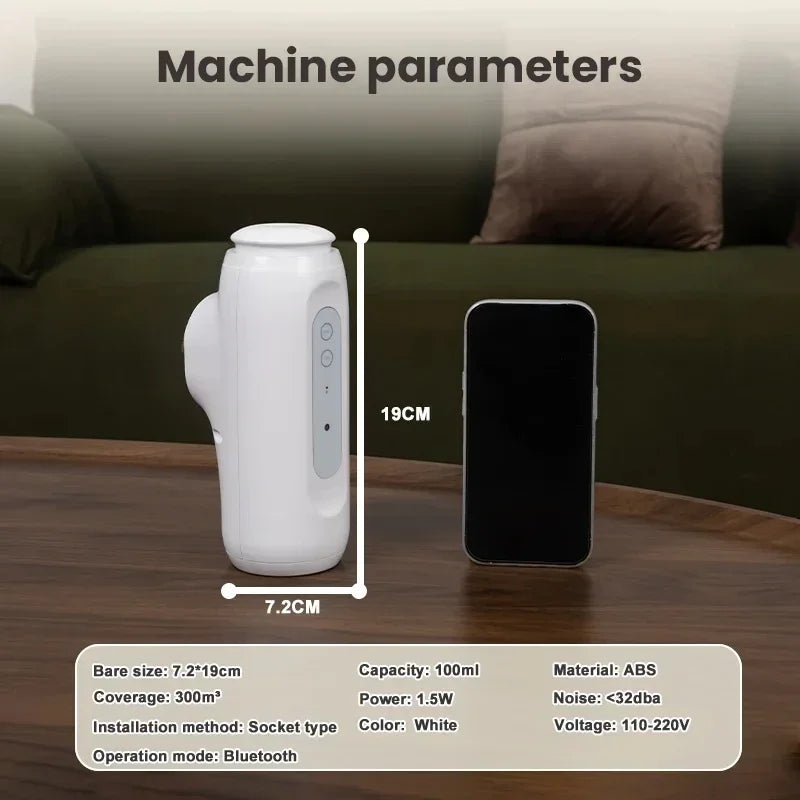 Namste 300m³ Bluetooth Wall mounted Perfume Home fragrance Aroma diffuser Essential oil Smell distributor Air freshener